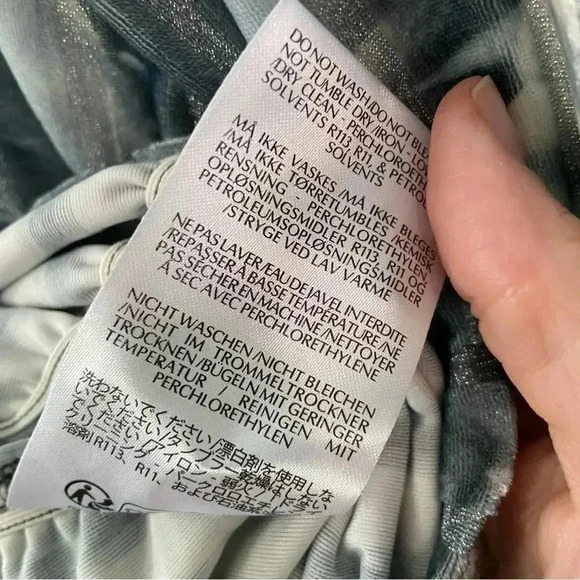 NWT Stine Goya Vanessa 1905 Striped Velvet Devore Metallized Peonies size XL - Picture 8 of 12